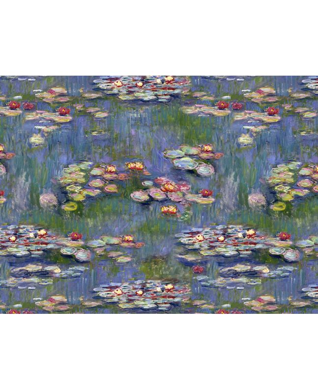 Iconic Art Cotton Print, Water Lily
