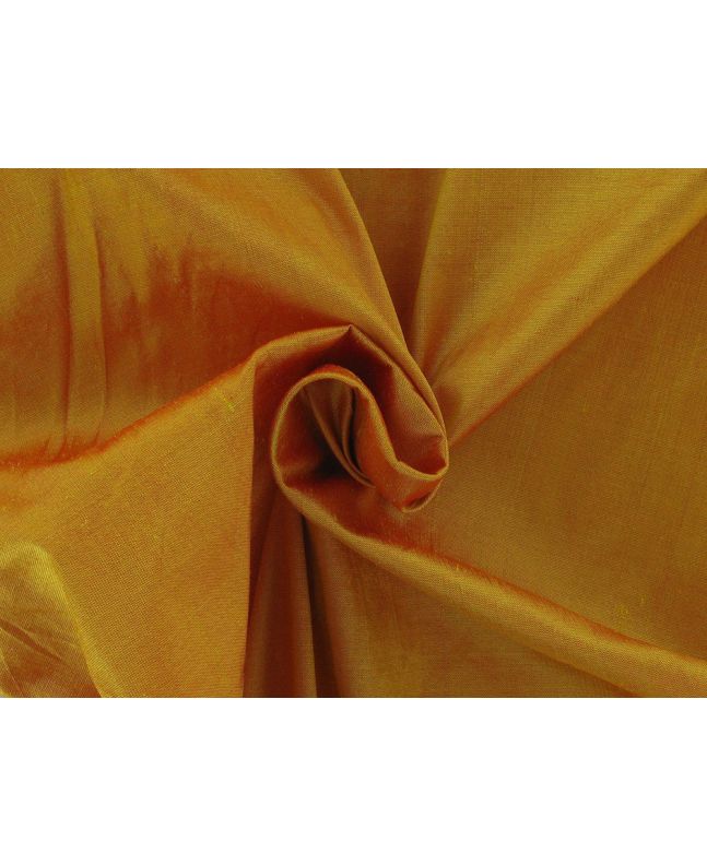 Indian Silk Dupion, Tiger Orange