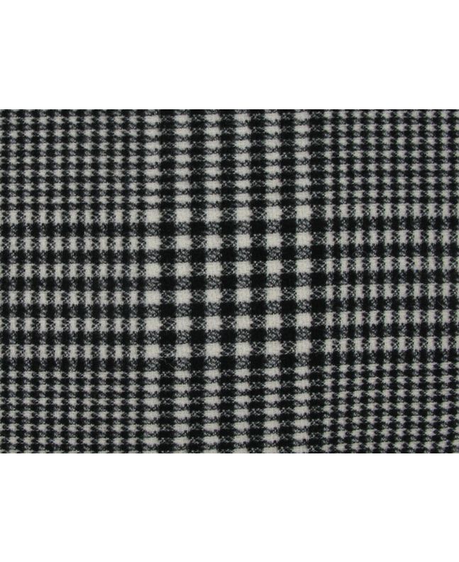 Judo Brushed Check Italian Wool Blend