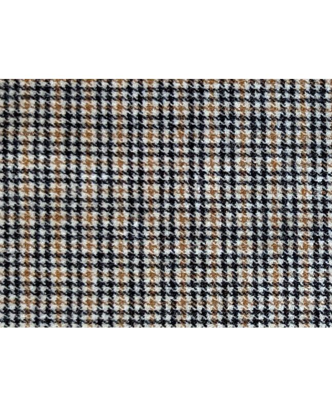 Kelso Dogtooth Check Wool Blend, Tan