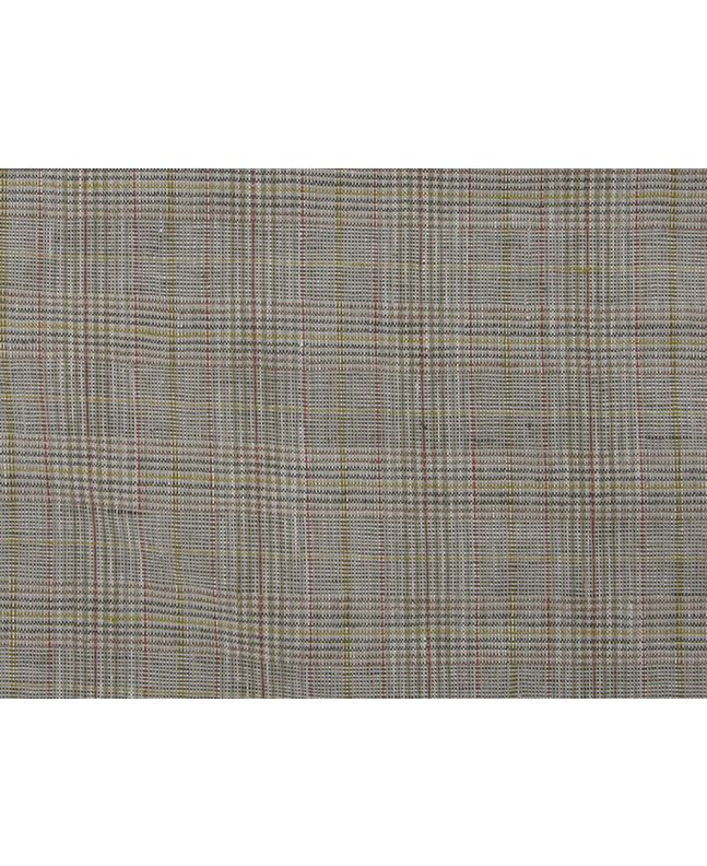 Kerry Tralee Check Irish Linen, Beige and Red