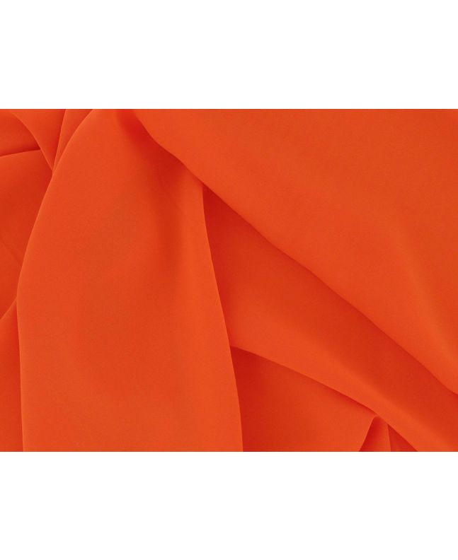 Koshibo Lightweight Polyester Crepe, Orange