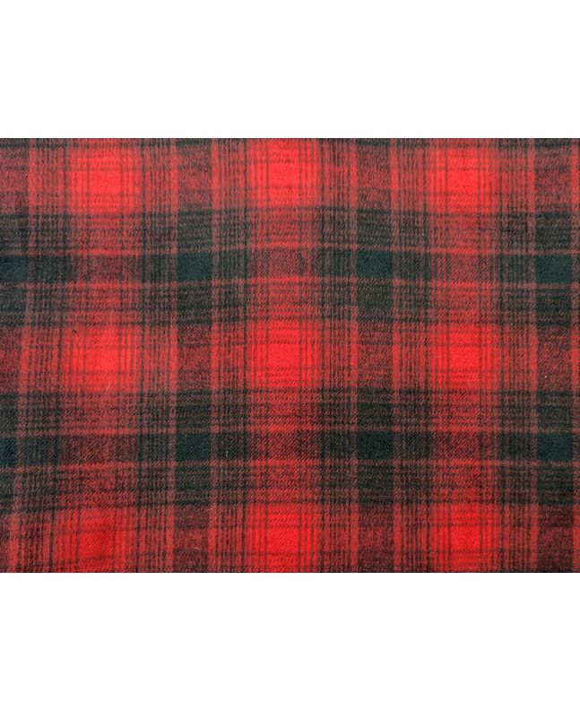 Laith Check Wool Blend, Red