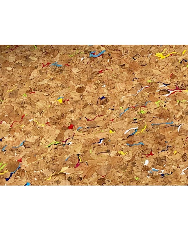 Large Grain Cork Vinyl, Rainbow