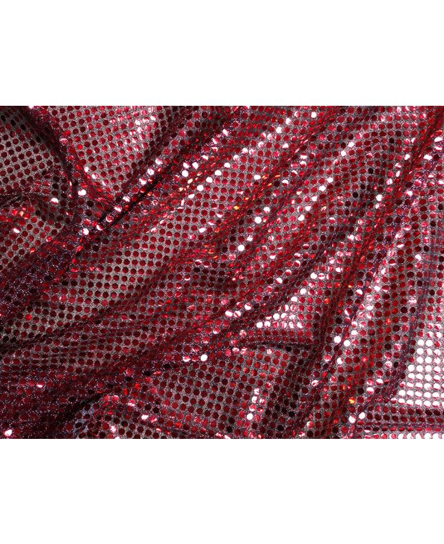 Large Sequin on US Knit - Red