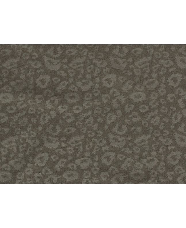 Leopard Fur Viscose Blend Bengaline, Khaki