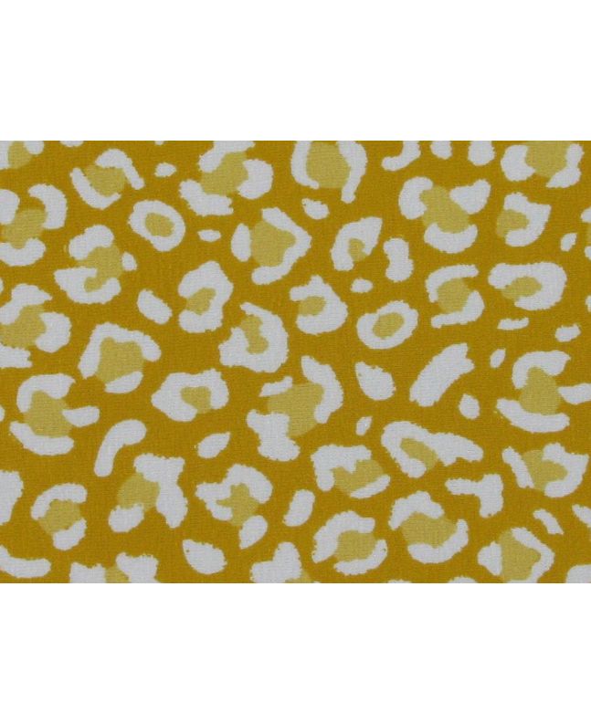 Leopard Spot Jersey Print, Ochre