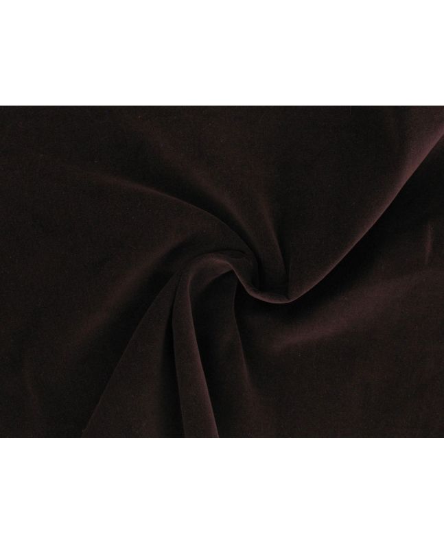 Lightweight Cotton Velvet 200  gsm, Brown