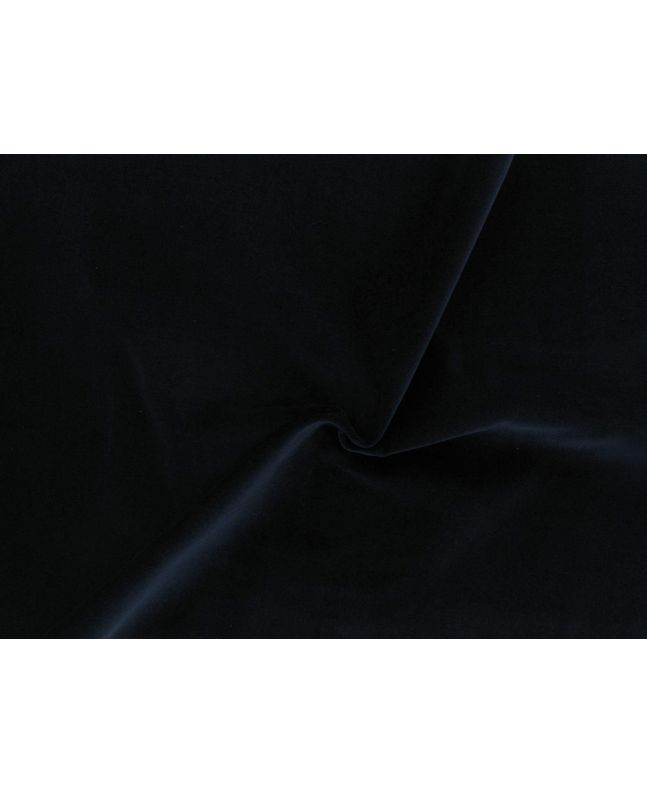 Lightweight Cotton Velvet 200  gsm, Navy