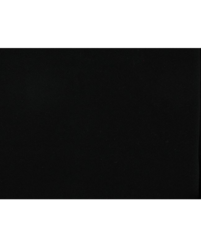 Lightweight Herringbone Crepe Polyviscose, Black