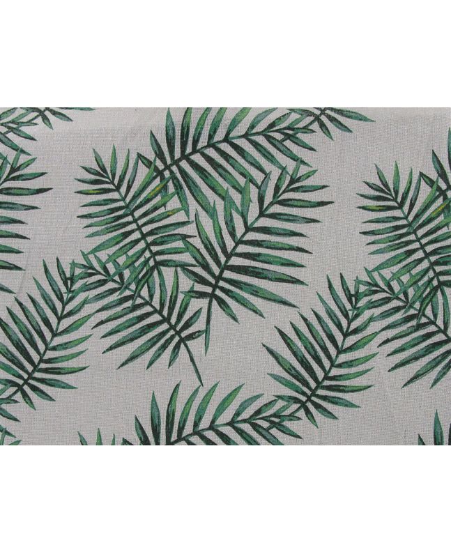 Lightweight Linen Look Canvas, Fern Leaf