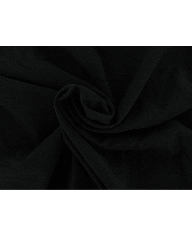 Lightweight Polyester Black Roll End, 9m
