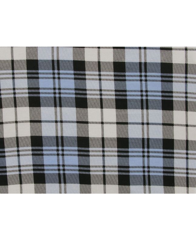 Lightweight Tartan Cotton Jersey, Annabel
