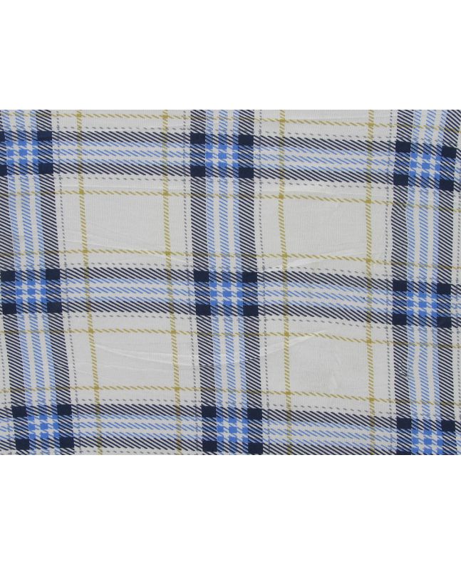 Lightweight Tartan Cotton Jersey, Catriona