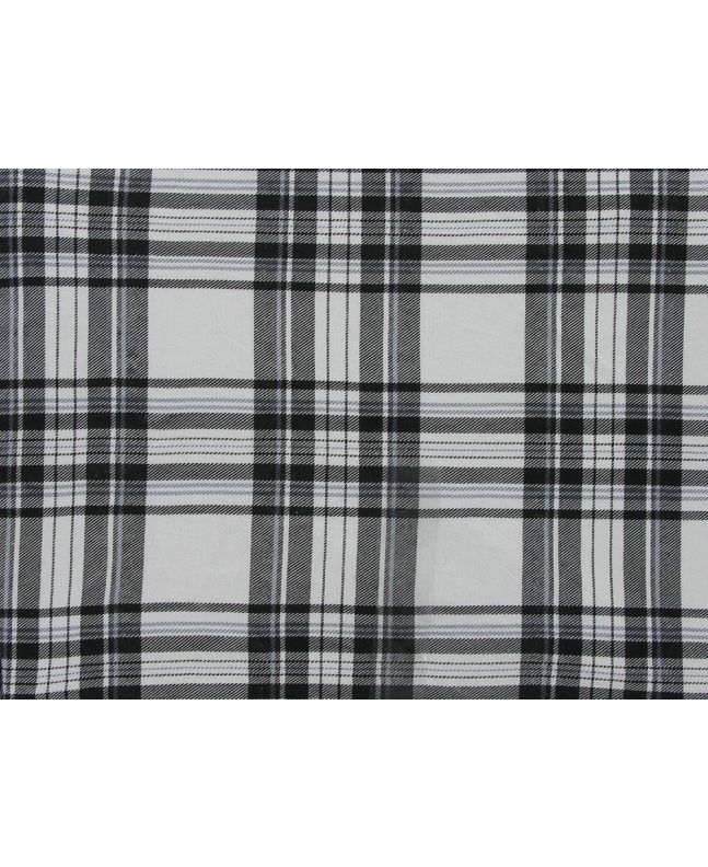 Lightweight Tartan Cotton Jersey, Elsbeth