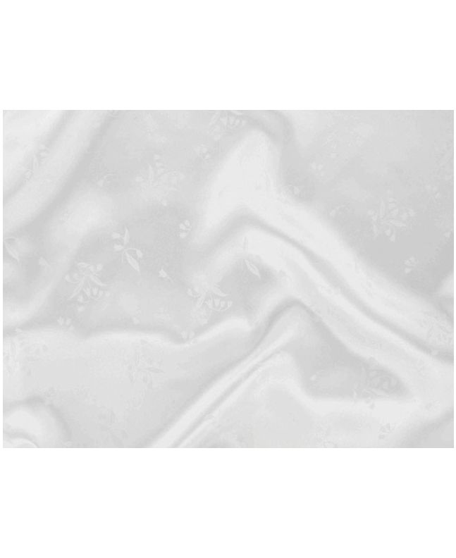 Lily Of Valley Polyester Jacquard, White