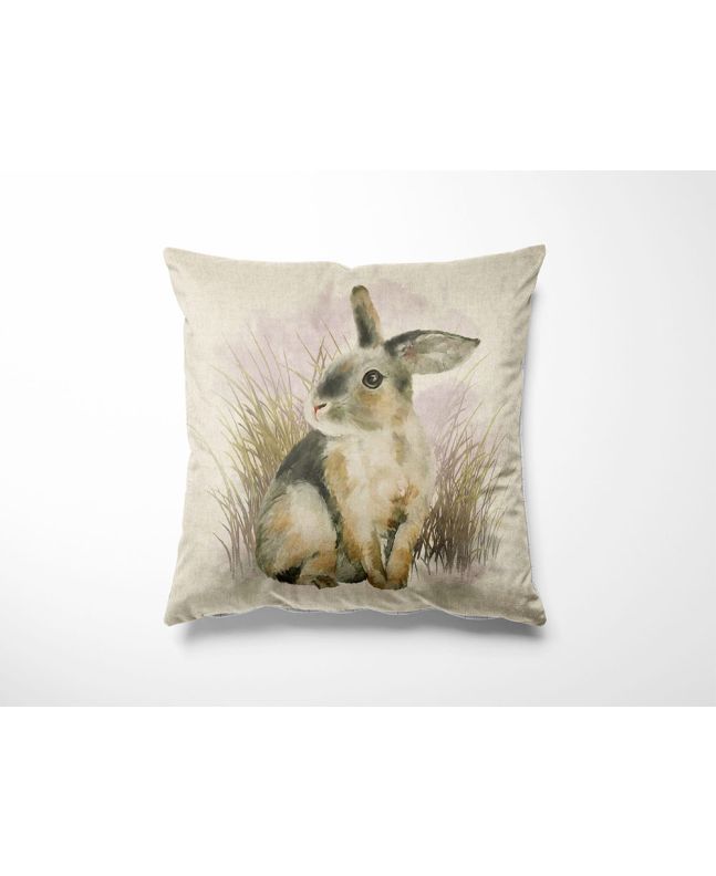 Linen Look Panama Panels, Rabbit