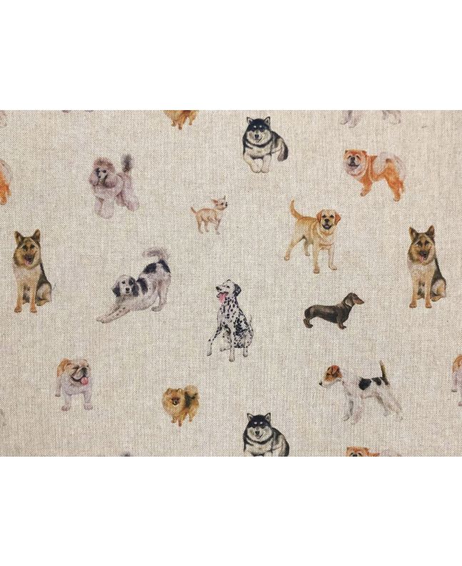 Linen Look Printed Panama, Show Dogs