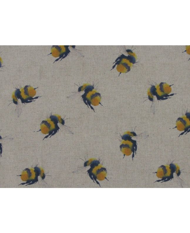 Linen Look Printed Panama Bumble Bee