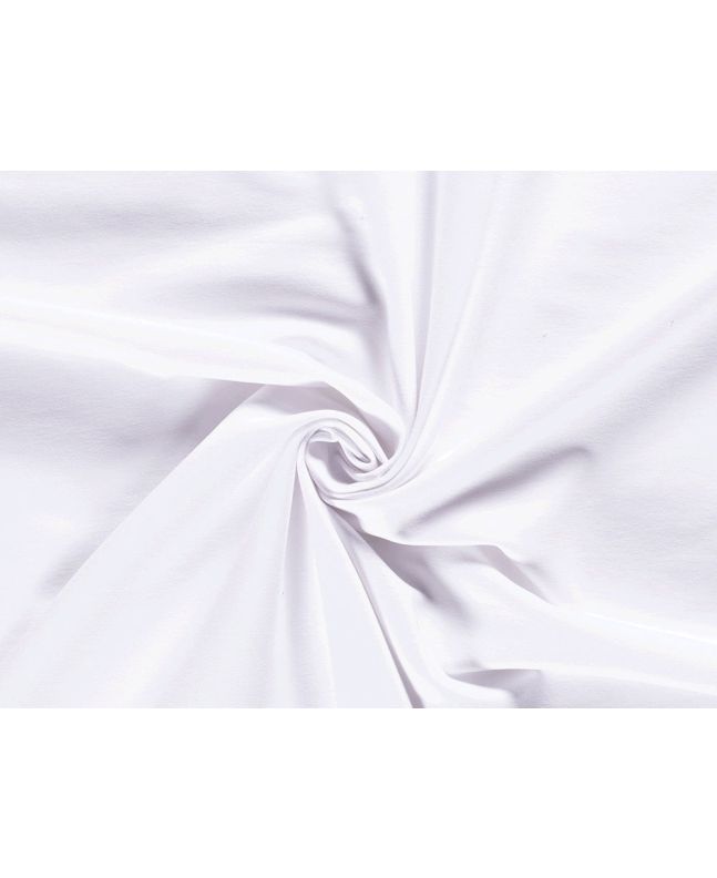 Looped Back Heavy French Terry, White