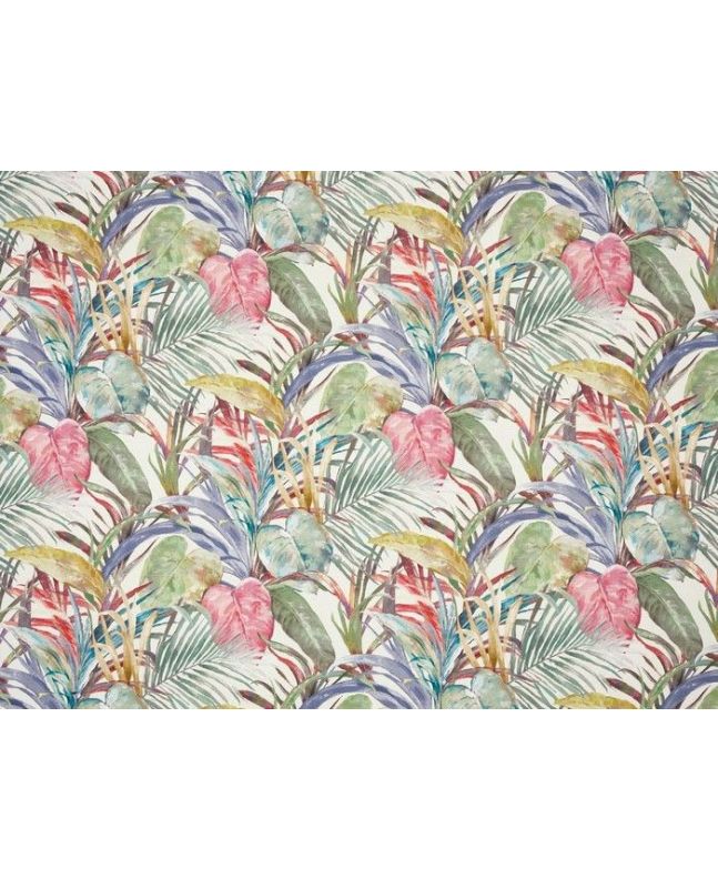 Los Angeles Cotton Curtain Fabric, Rainbow