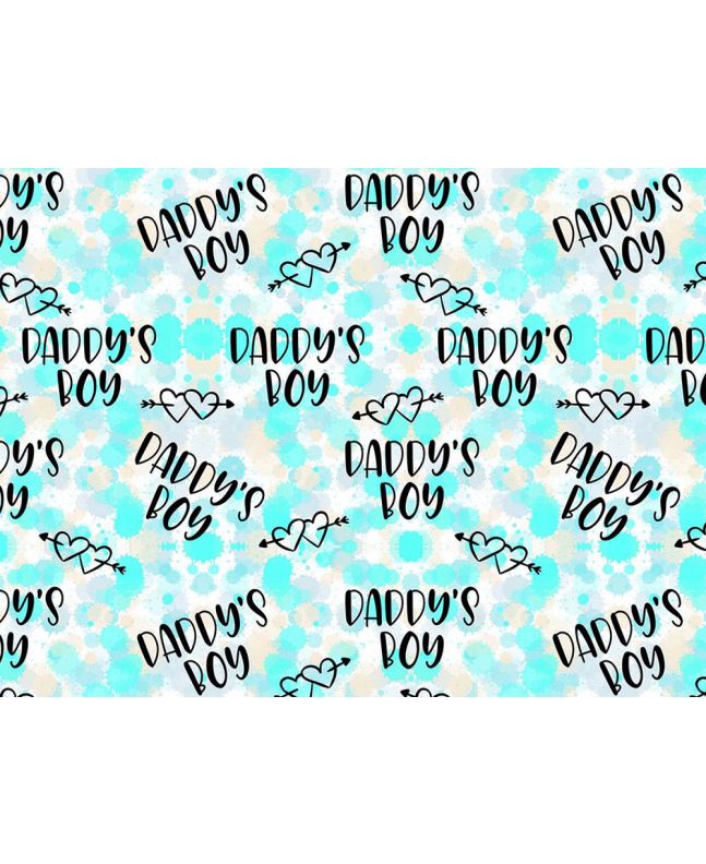 Love Your Parents Cotton Print, Daddys Boy