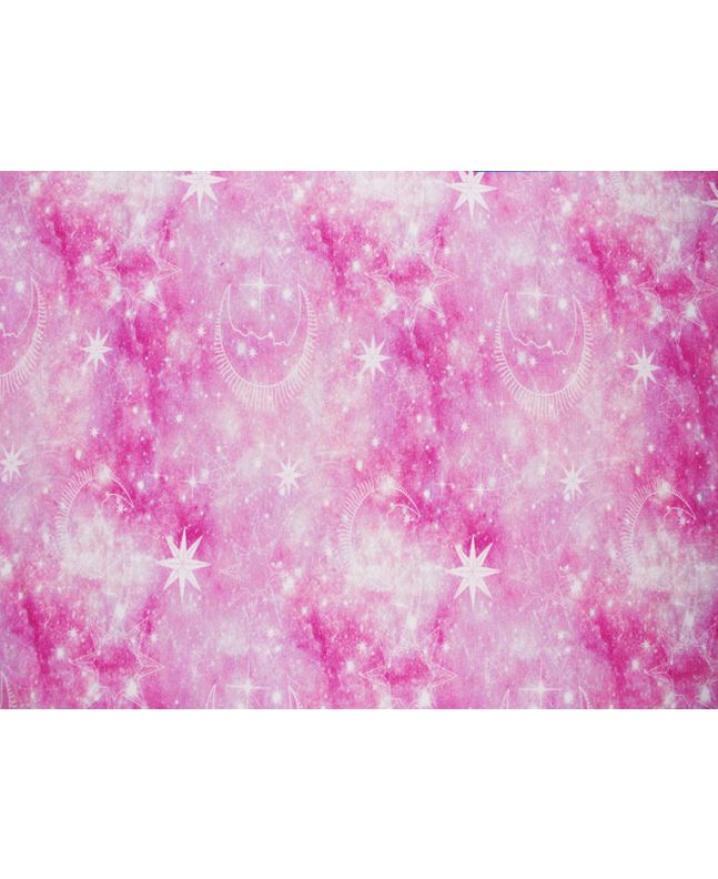 Luna Zodiac Cotton Jersey, Pink