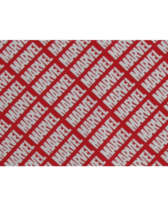 Marvel Logo Cotton Print