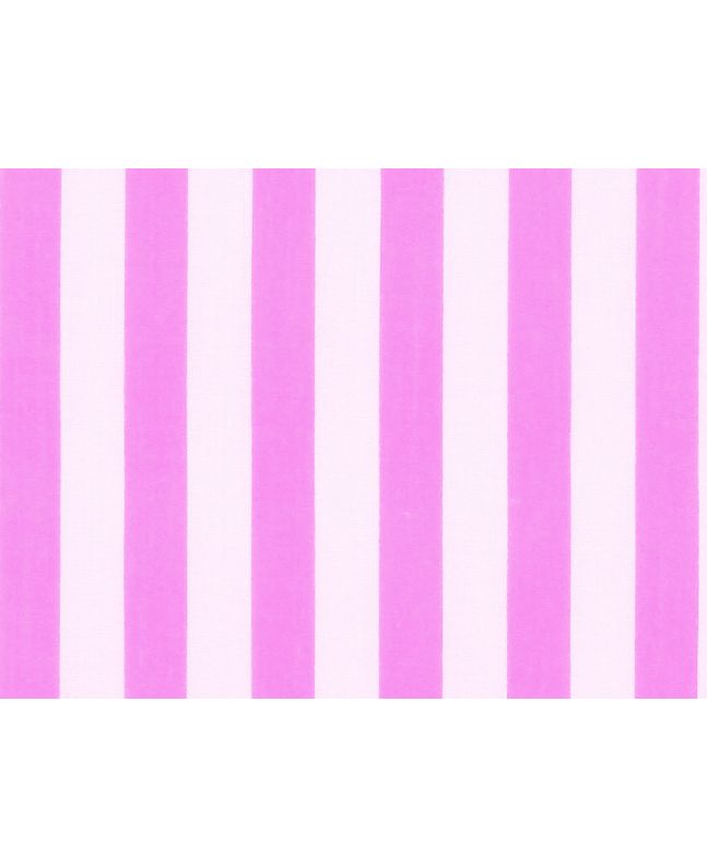 Medium 1cm Stripe Polycotton Print, Pink