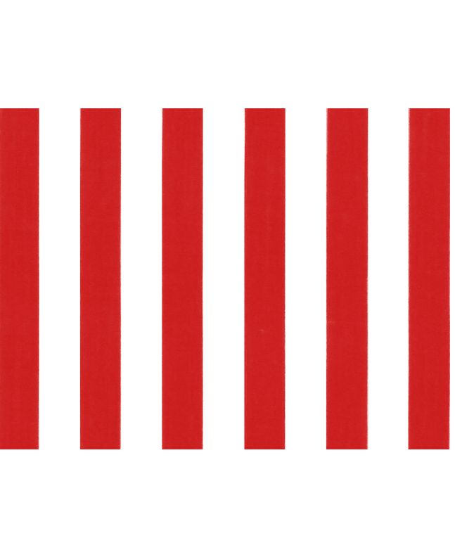 Medium 1cm Stripe Polycotton Print, Red
