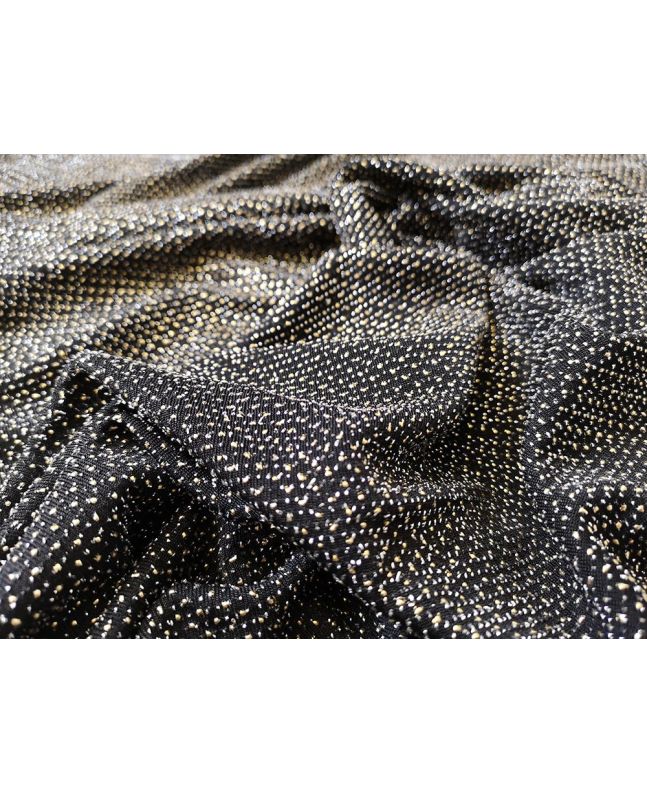 Metallic Knit Dobby, Black