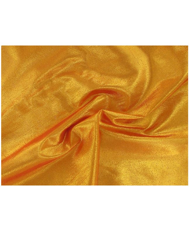 Metallic Lame - Golden Orange