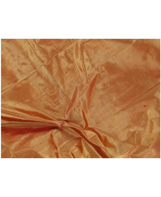 Metallic Silk Dupion - Antique Copper