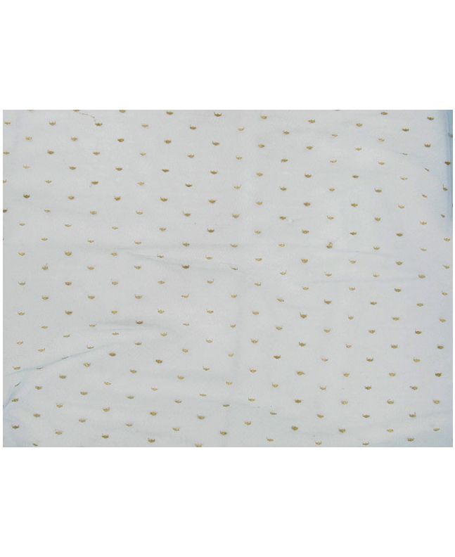 Metallic Spot Nylon Lace - Green