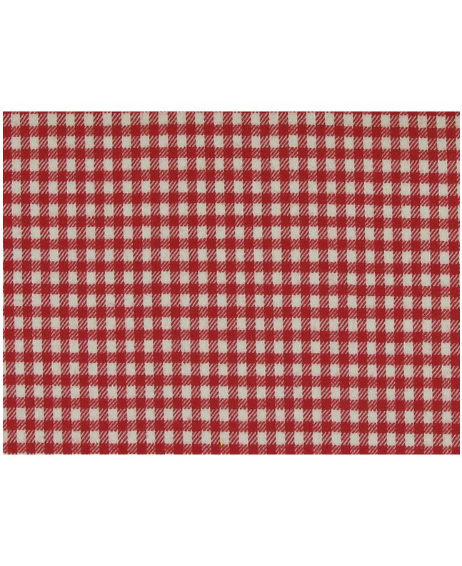 Micro Check Wool - Red
