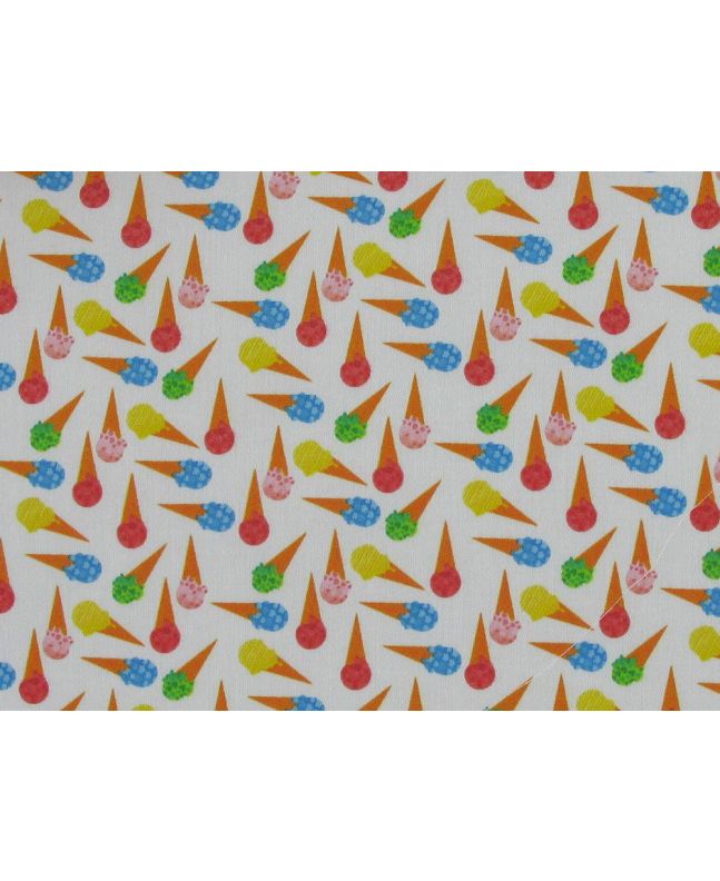 Mini Ice Creams Cotton Print