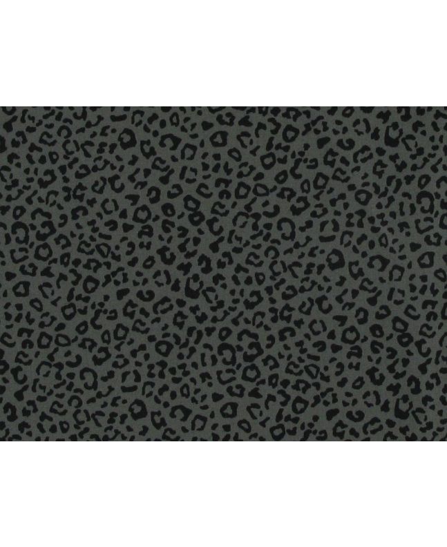 Mini Leopard Spots Cotton Poplin Print, Khaki