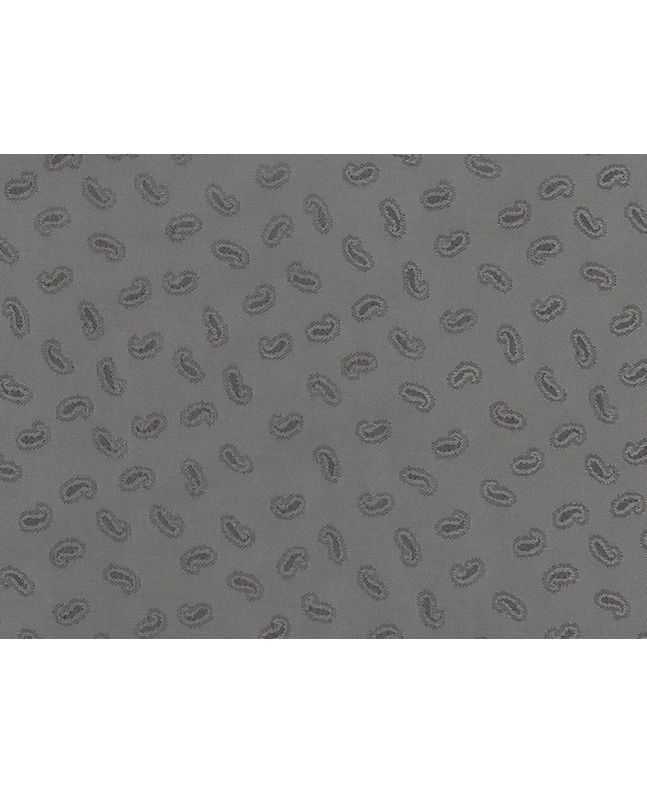 Mini Paisley Polyviscose, Taupe Grey