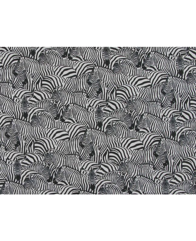 Mini Zebra Dazzle Cotton Print