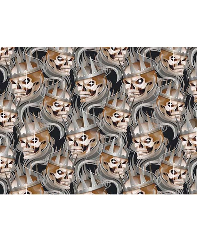 Monarch Skull Cotton Print