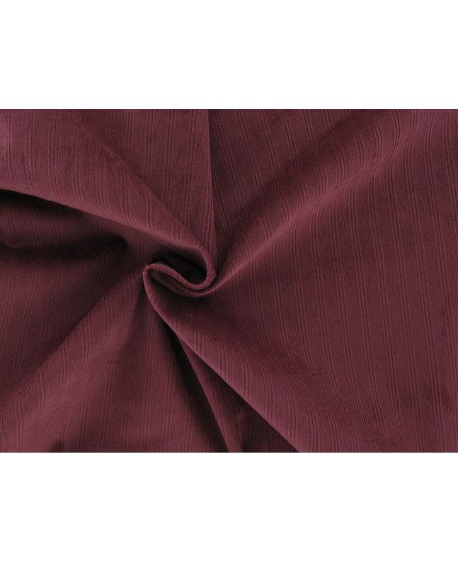 Multi Stripe Stretch Cotton Corduroy, Wine