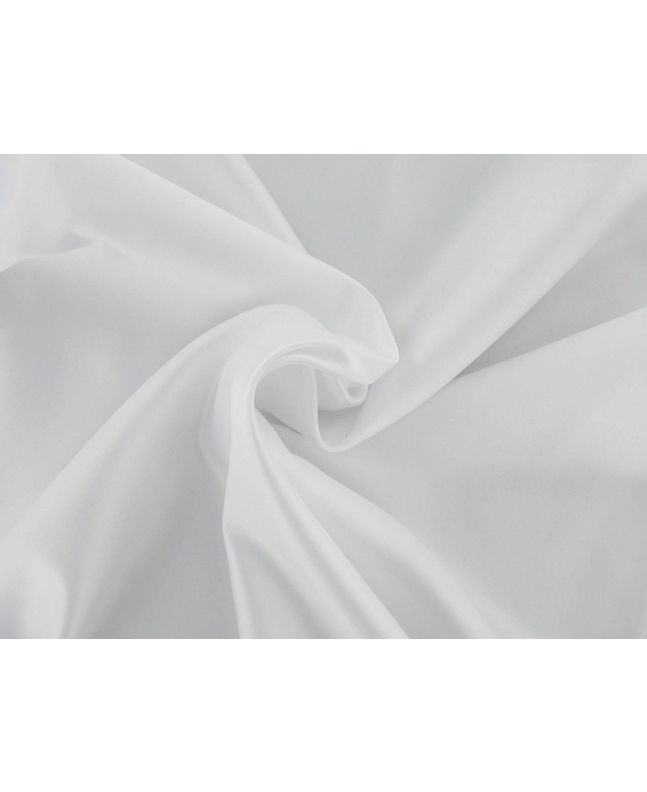 Narrow Width Duchess Satin, White