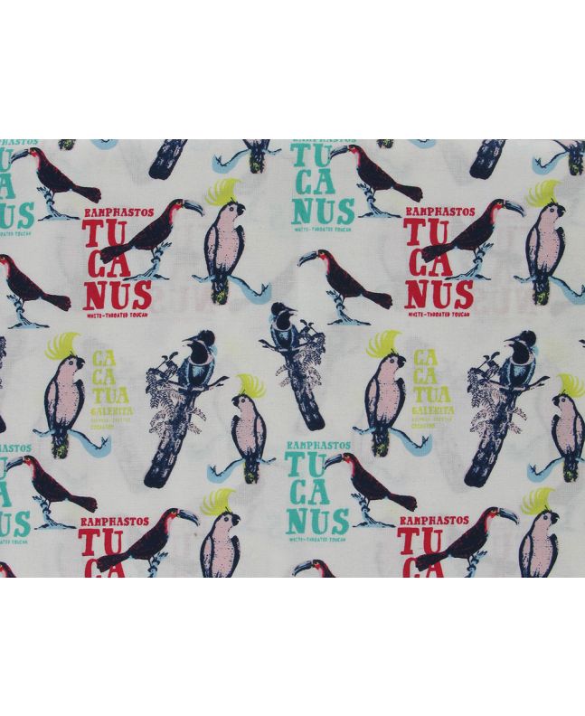 Natural History Museum Toucans Cotton Print