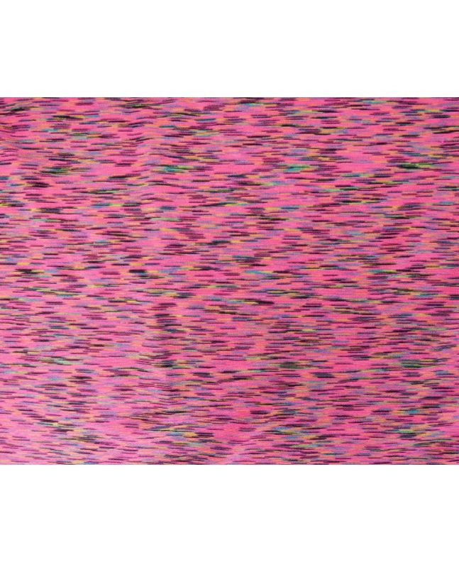 Neon Marl Active Sport Jersey, Pink Rainbow