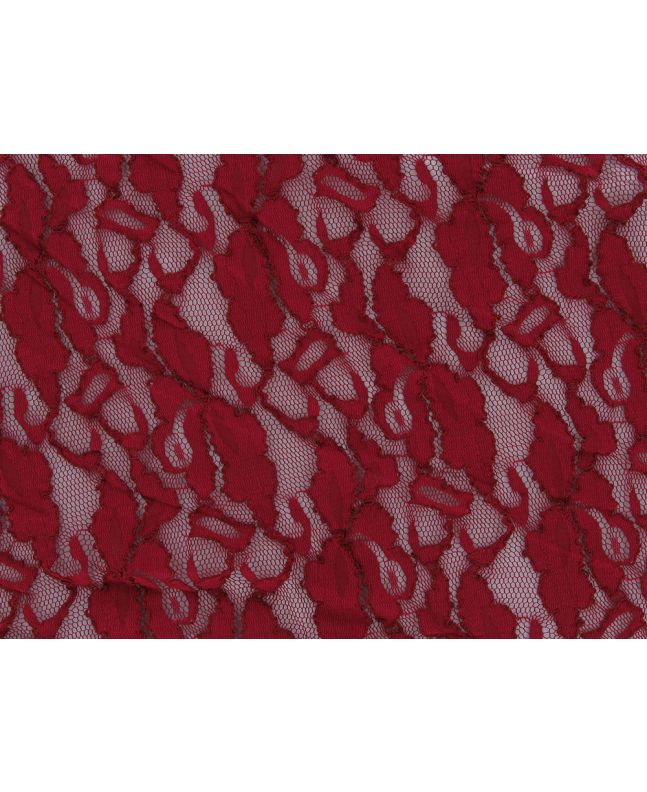 Nylon Floral Lace, Red