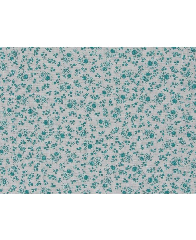 Oleander Vines Cotton Print, Bright Green