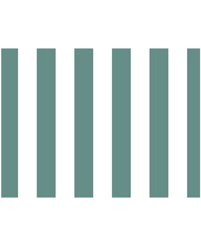 One Inch Stripe Cotton Poplin, Jade