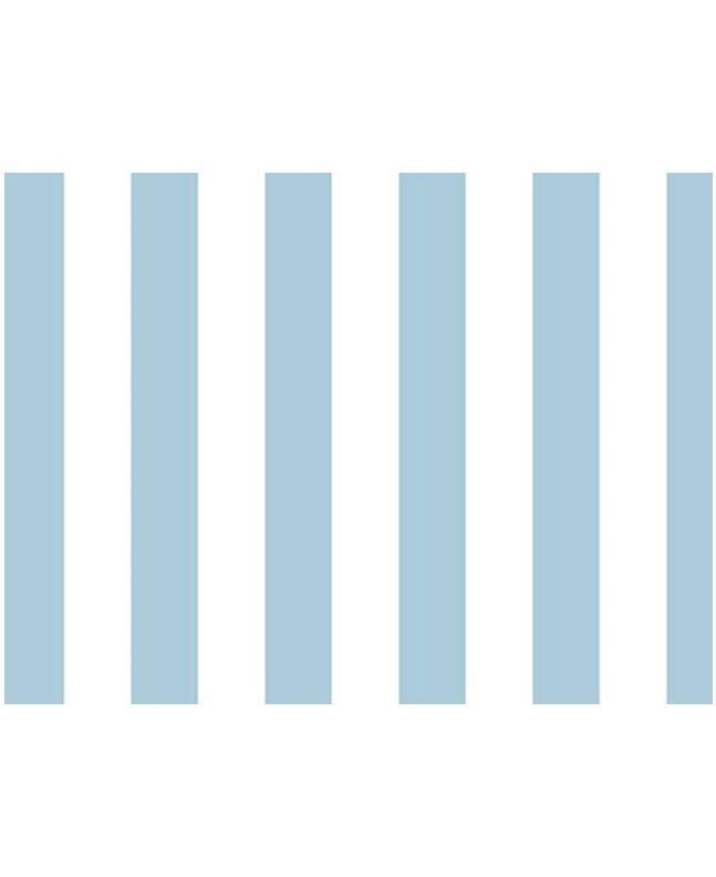 One Inch Stripe Cotton Poplin, Sky