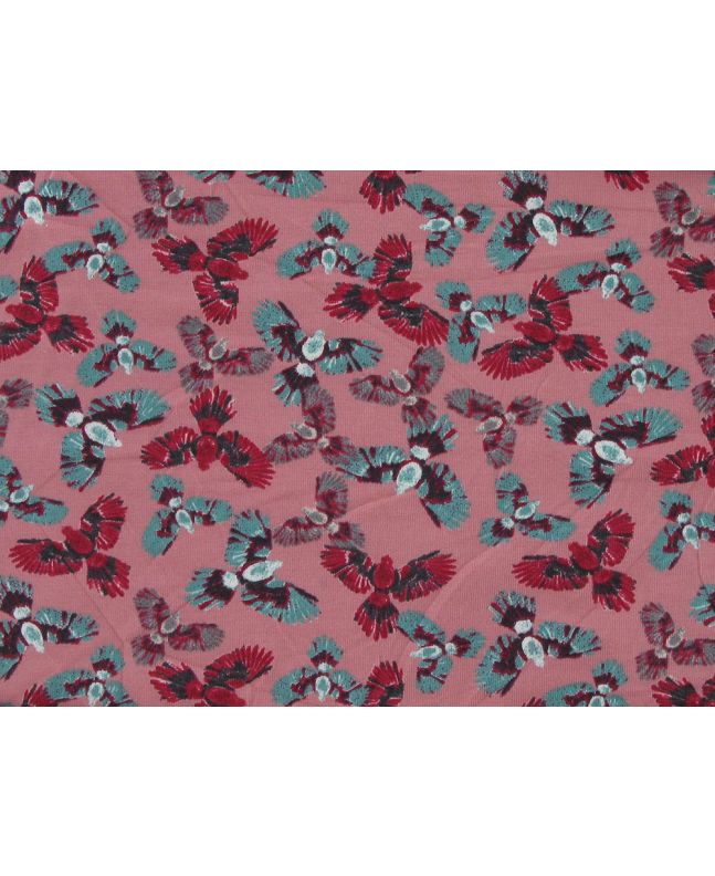 Parrot Dream Cotton Jersey, Pink