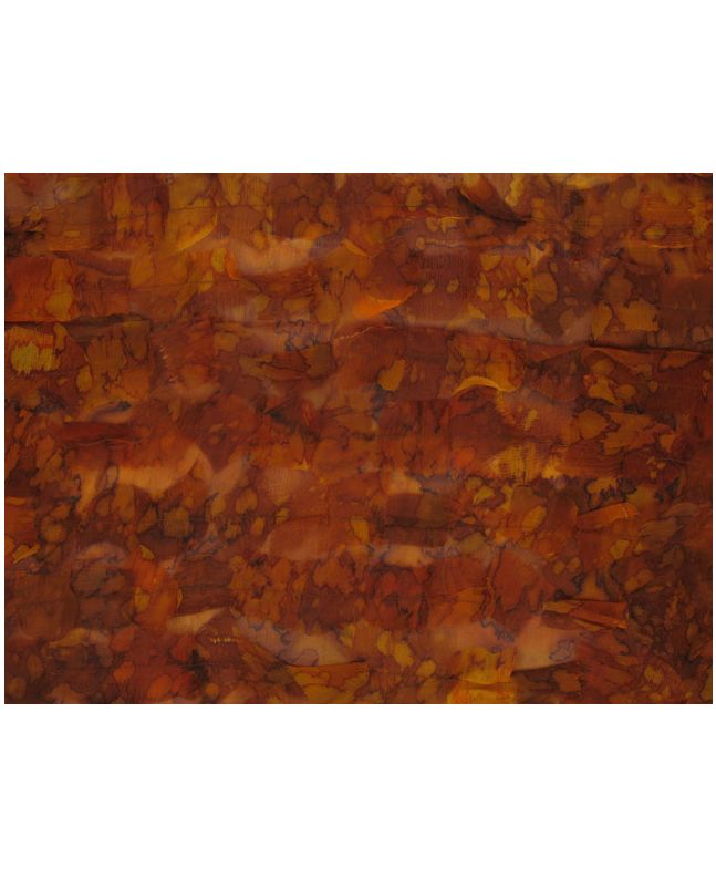 Patchwork Silk - Tan Brown